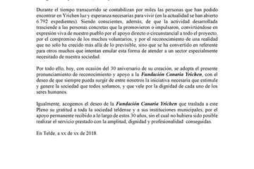 Telde reconoce la labor social de Yrichen y la trayectoria musical de Los Faycanes (Foto TA)